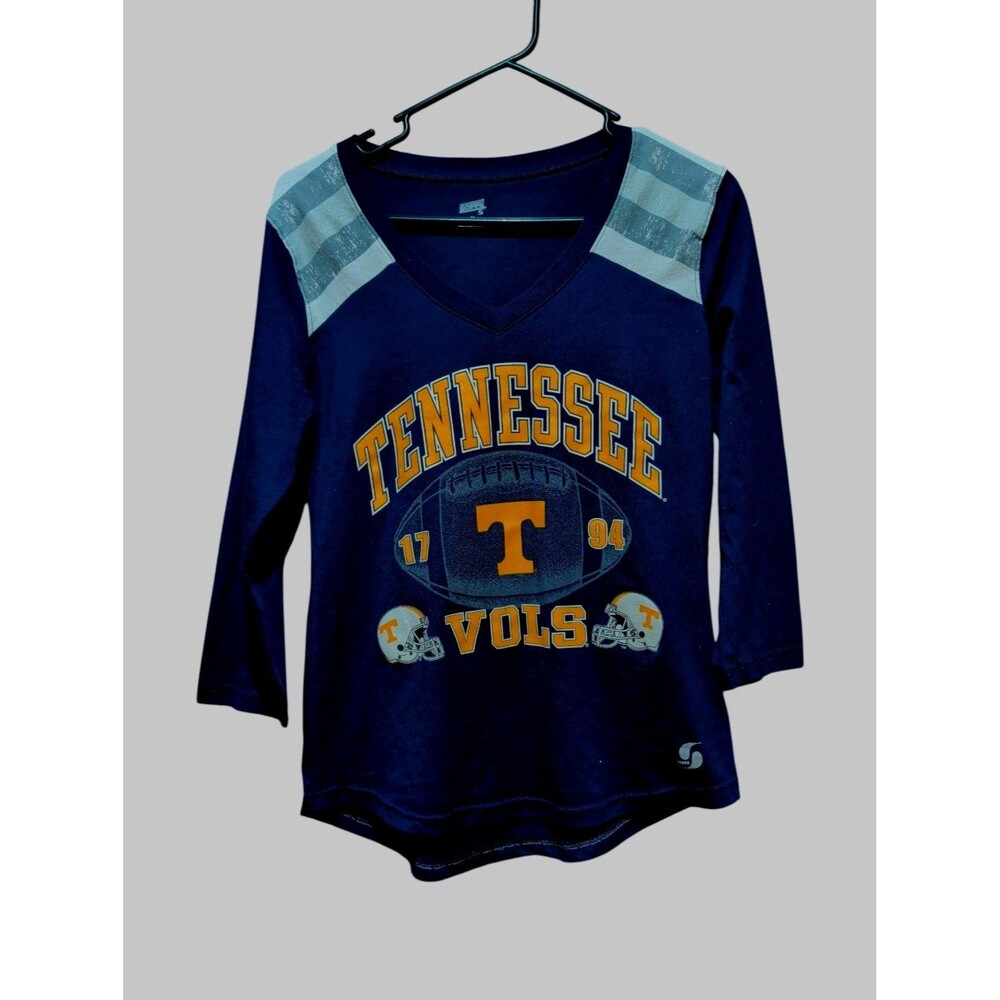 Soffe Tennessee Volunteers Dark Blue Sport Shirt Womens Size Medium